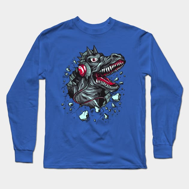 Dark Dragon Kids Long Sleeve T-Shirt by moha1980